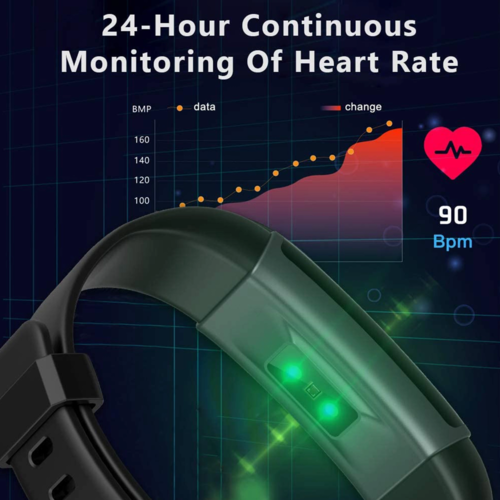 Smart sport watch with blood pressure monitor